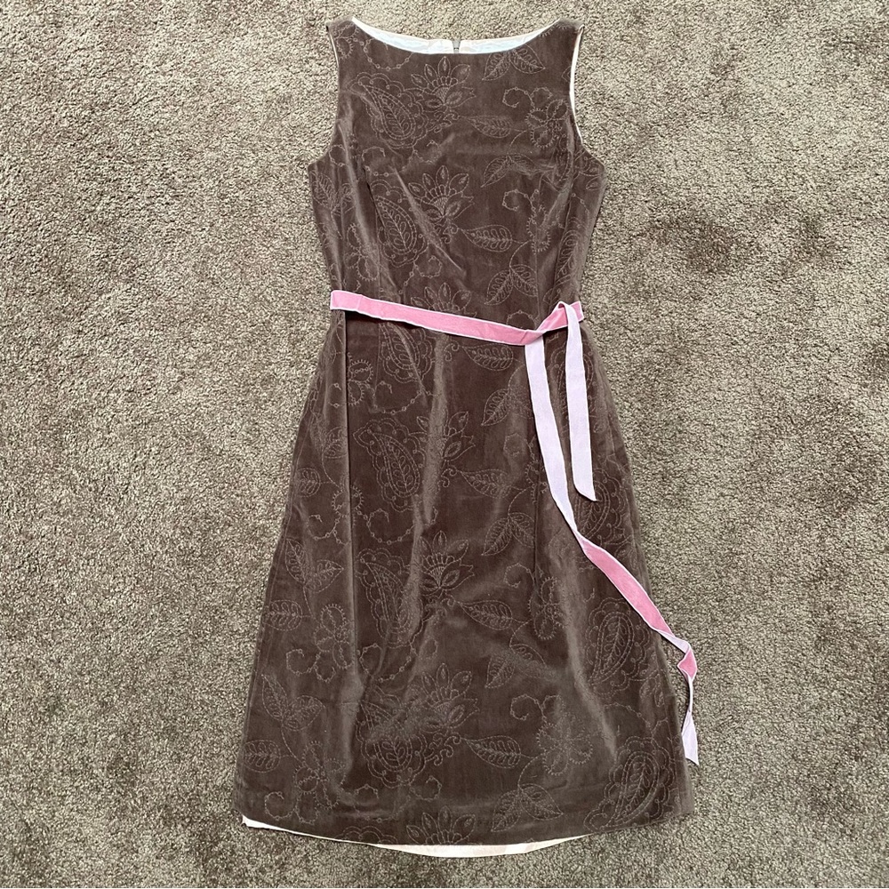 Helen Wang Size 6 Vintage Velvet Dress